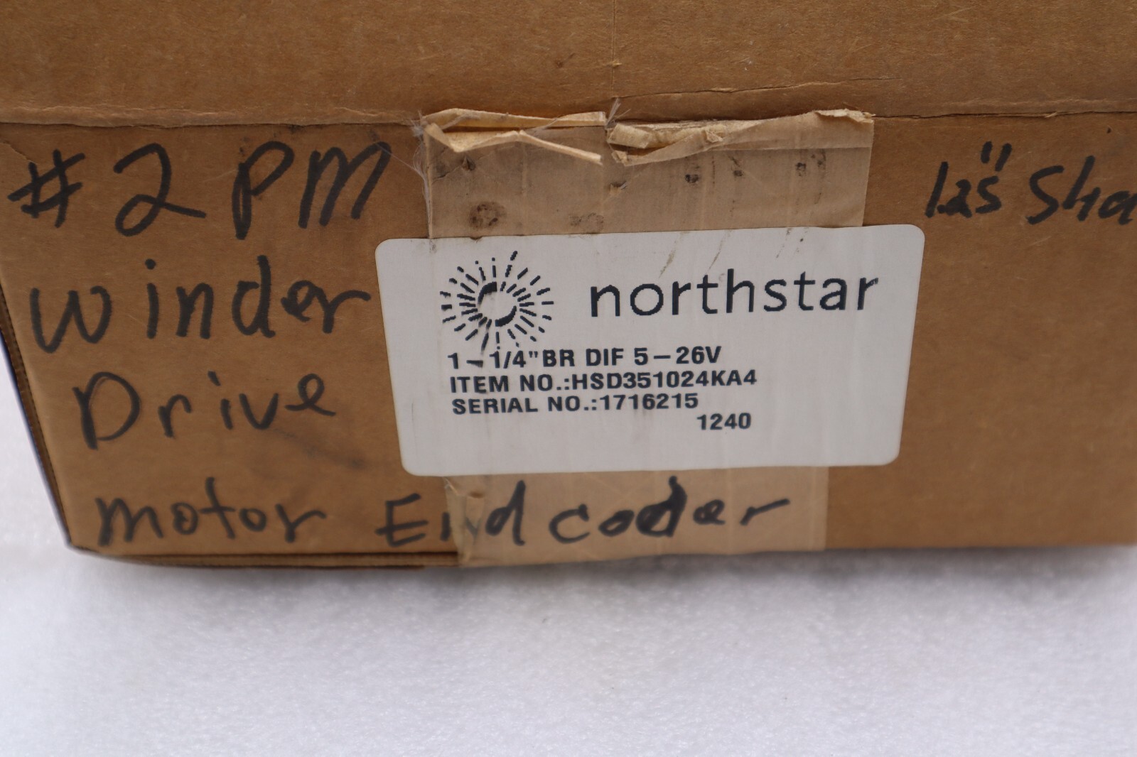 Used DYNAPAR NORTHSTAR HSD35 ENCODER HSD351024KA4 STOCK 2378