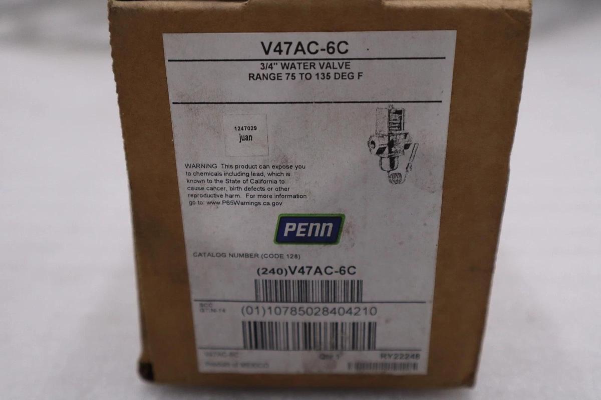 Used Johnson Controls V47AC-6C 3/4" NPT Modulating Valve - STOCK SGF-25