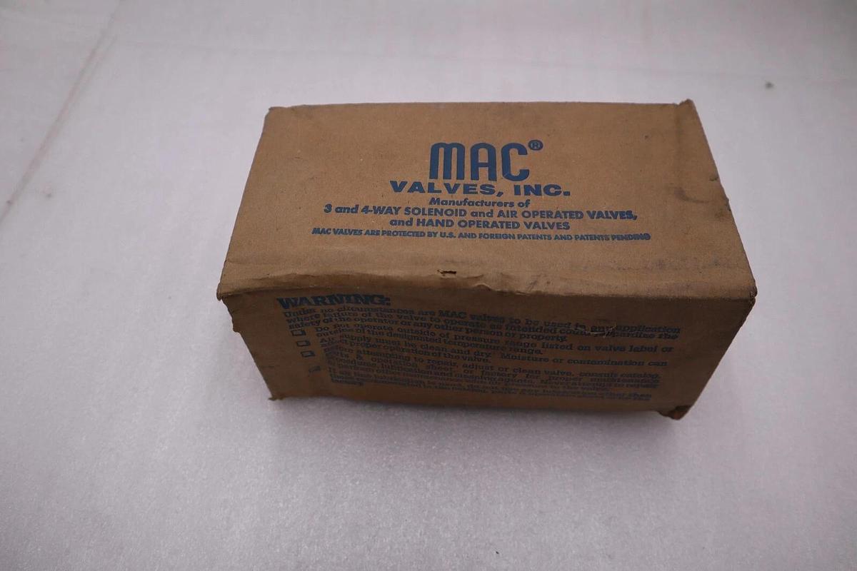NEW MAC 6211C-211-PM-501DA SOLENOID VALVE 4-WAY SINGLE SOLENOID STOCK H296A