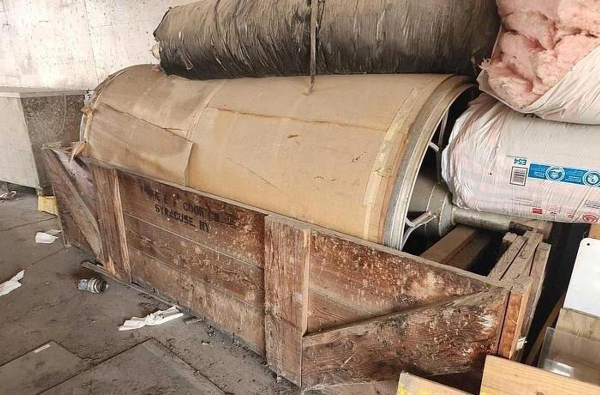 Used J.H. HORNE 100" WIDE X 48" DIA. DRUM THICKENER W/ SPARE DRUM