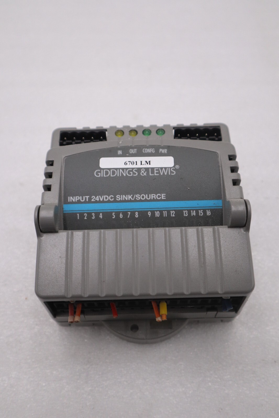 Used GIDDINGS & LEWIS M.1300.7372 R1 Input Module 24VDC SINK/SOURCE STOCK 647-D
