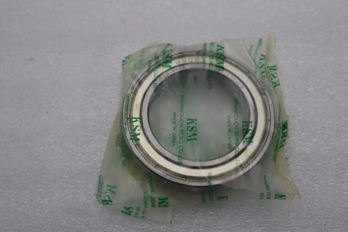 Used NEW OPEN BOX 6908 ZZ - KSM - BEARING STOCK L-55-C