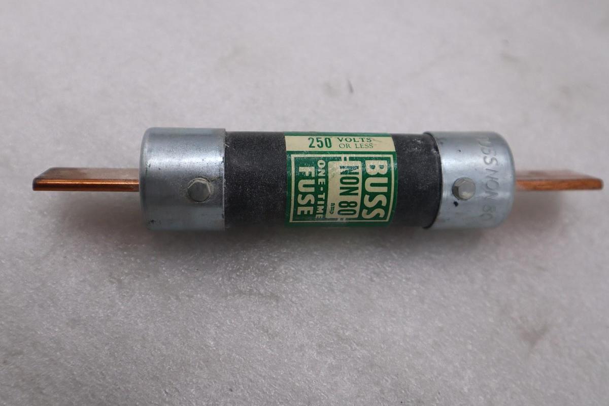 NON-80 1PC Bussmann 80A 250V One Time Fuse Non Current Limiting Class H New