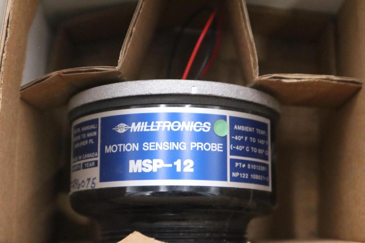 Used MILLTRONICS MSP-12 MOTION SENSING PROBE - STOCK GF395
