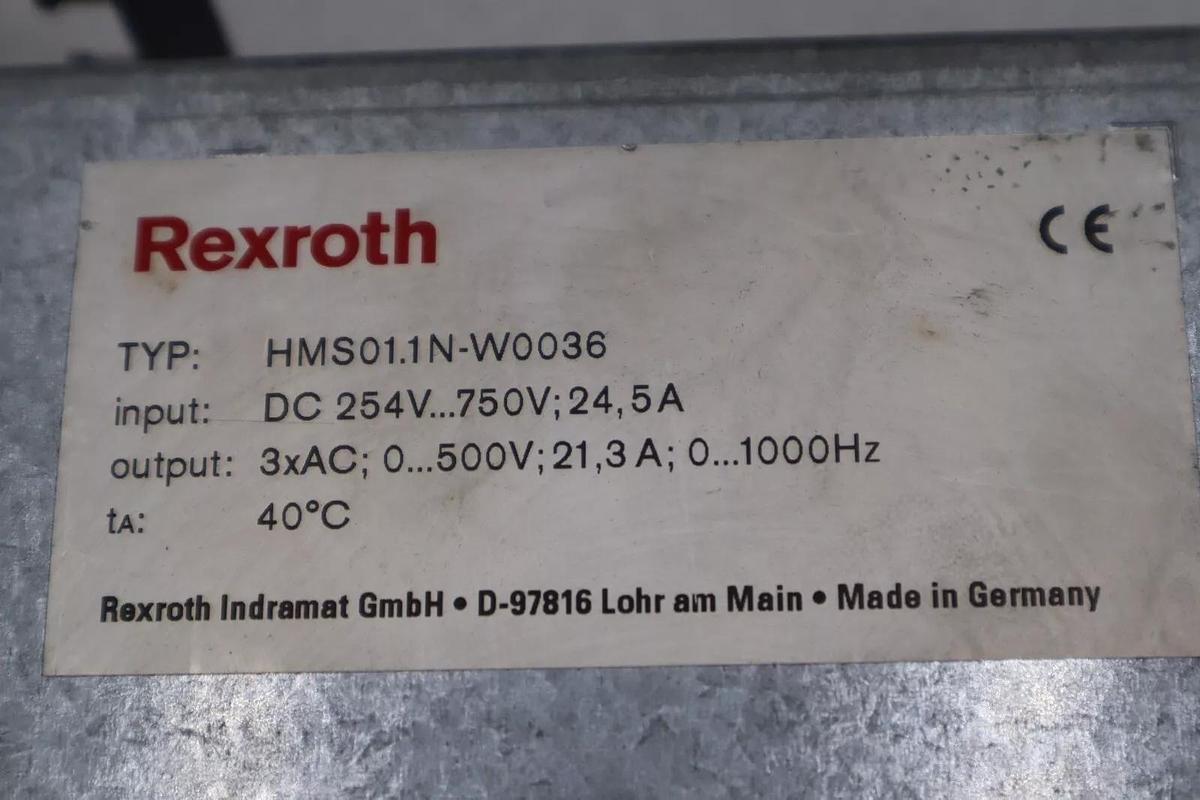 Used Rexroth HMS01.1N-W0036 Indradrive Drive USED UNIT STOCK 4480