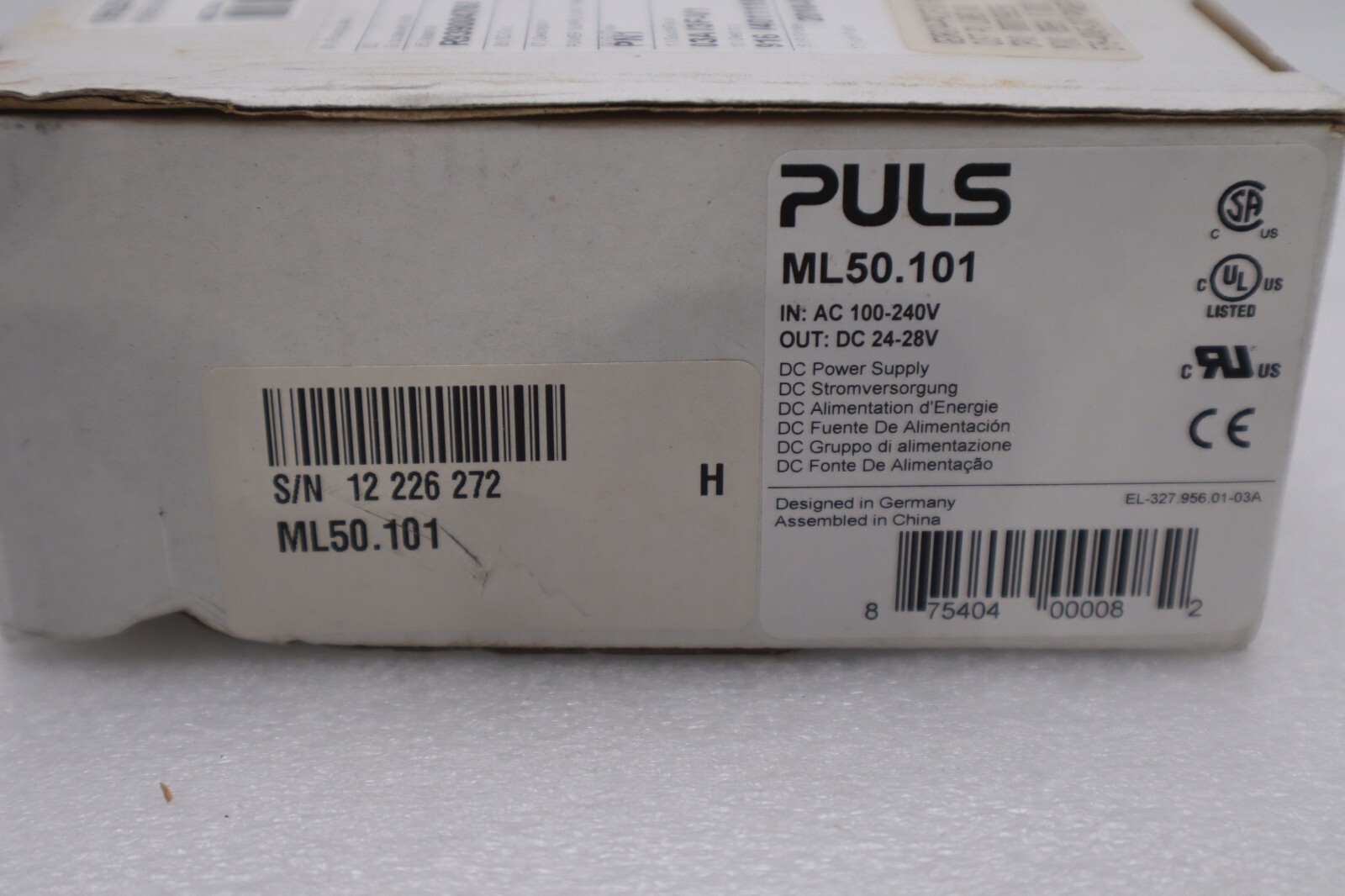Used NEW OPEN BOX PULS ML50.101 Power Supply STOCK G451A
