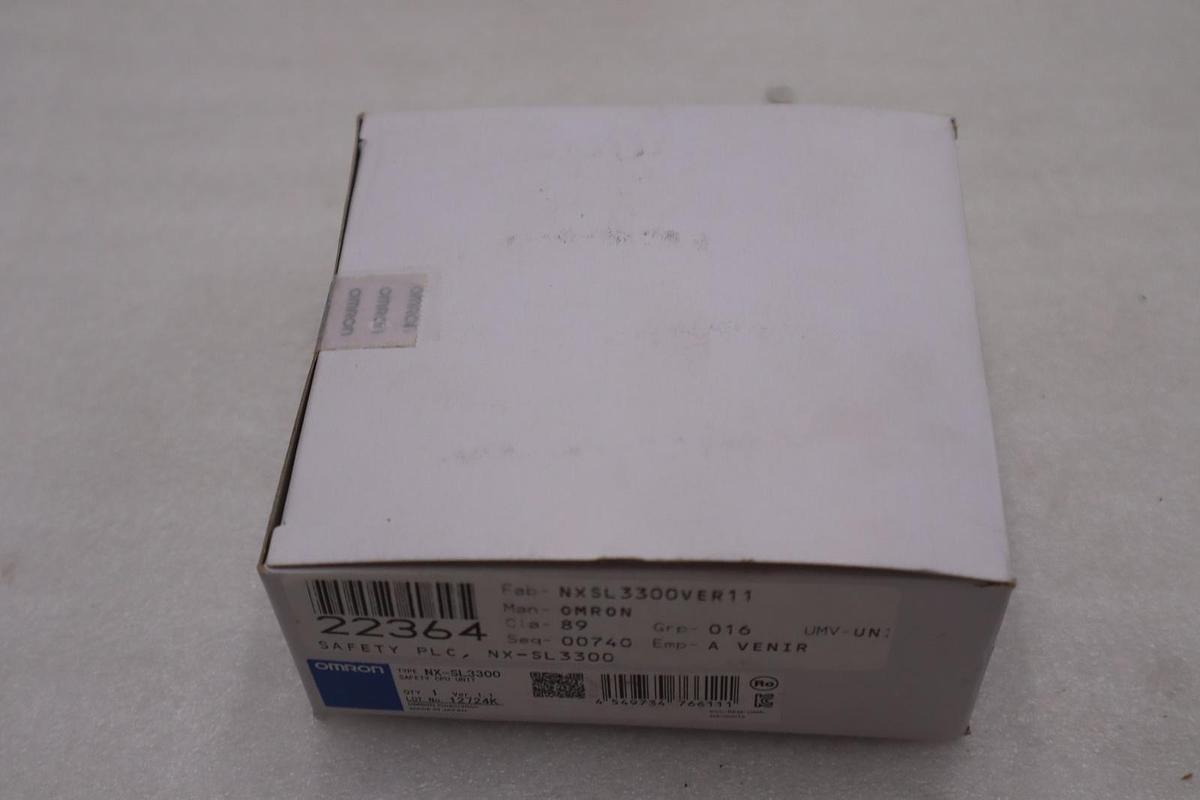 Omron NX-SL3300 Safety CPU Unit Programmable Logic Controller Module - #GF566A