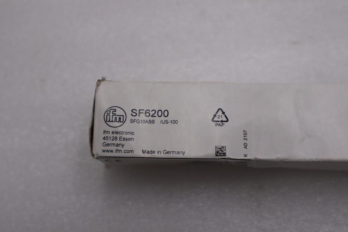 IFM EFECTOR SF6200 SFG10ABB FLOW SENSOR D10 PROCESS CONNECTION STOCK H1280A