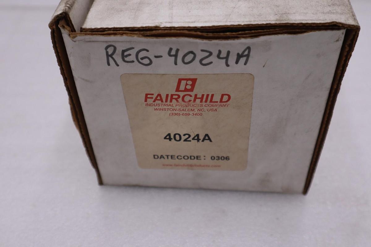 Used NEW OPEN BOX FAIRCHILD INDUSTRIAL PROD 4024A AIR PRESSURE REGULATOR STK GF465