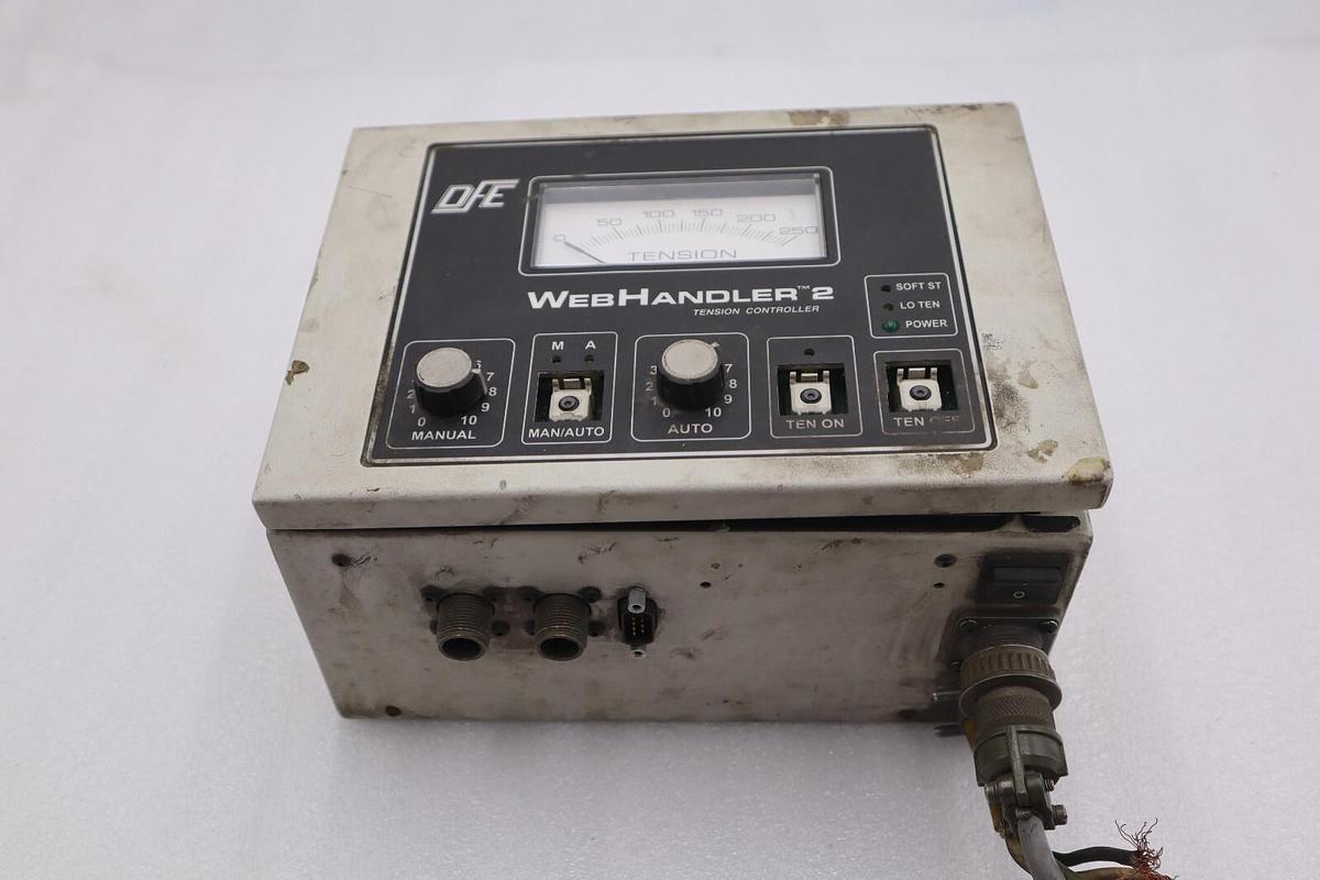 Used DOVER FLEXO WEBHANDLER 2 14A-30-36 TENSION CONTROLLER 115/230V STOCK #4128