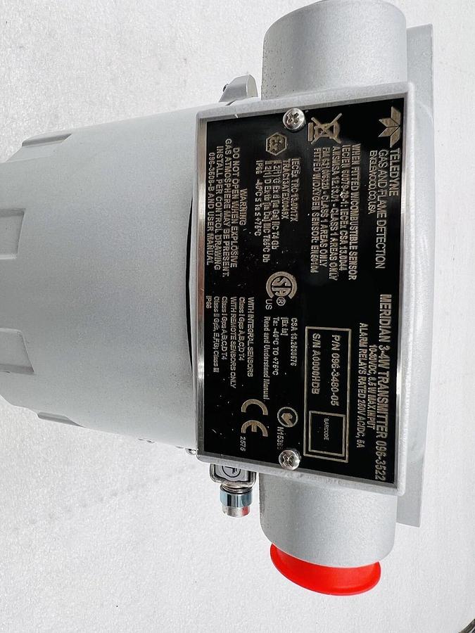 Used TELEDYNE 096-3480-05 GAS DETECTOR UNIVERAL ALUMINUM ENCLOSURE STOCK 3776