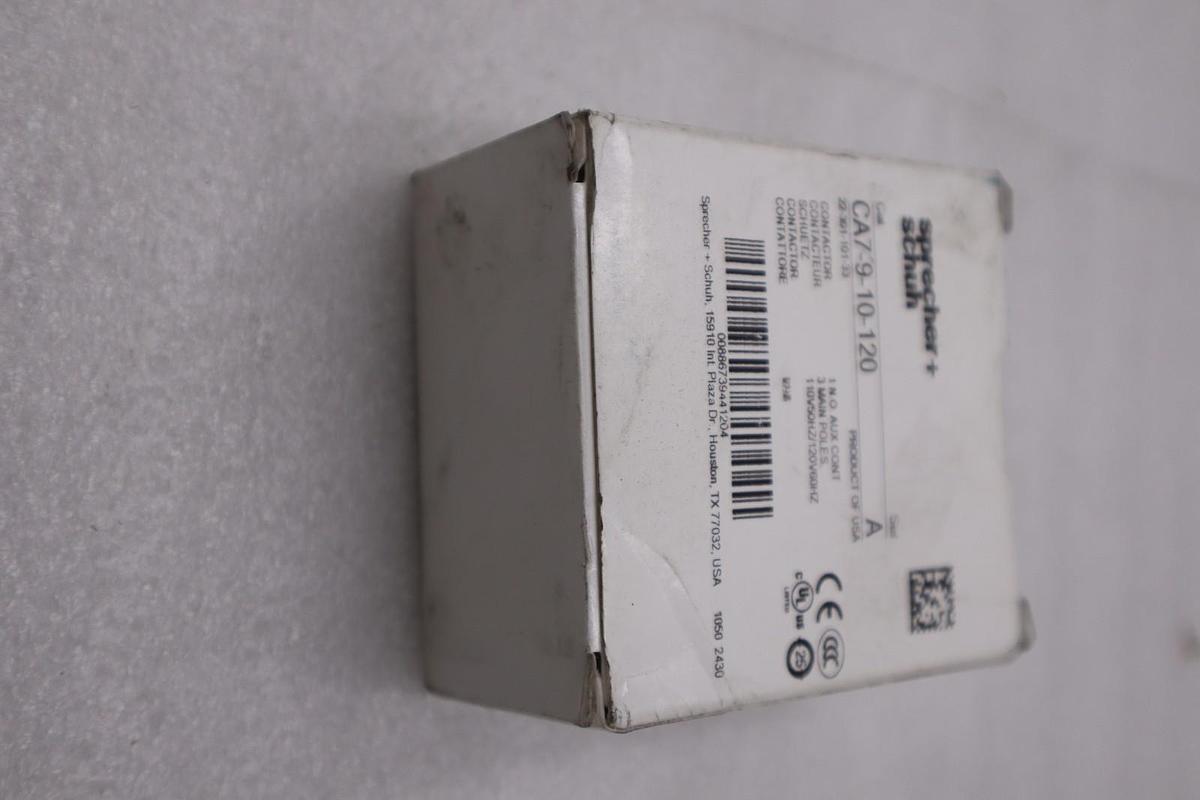 Used NEW OPEN BOX Sprecher & Schuh CA7-9-10 Contactor SERIES A STK K3263CC