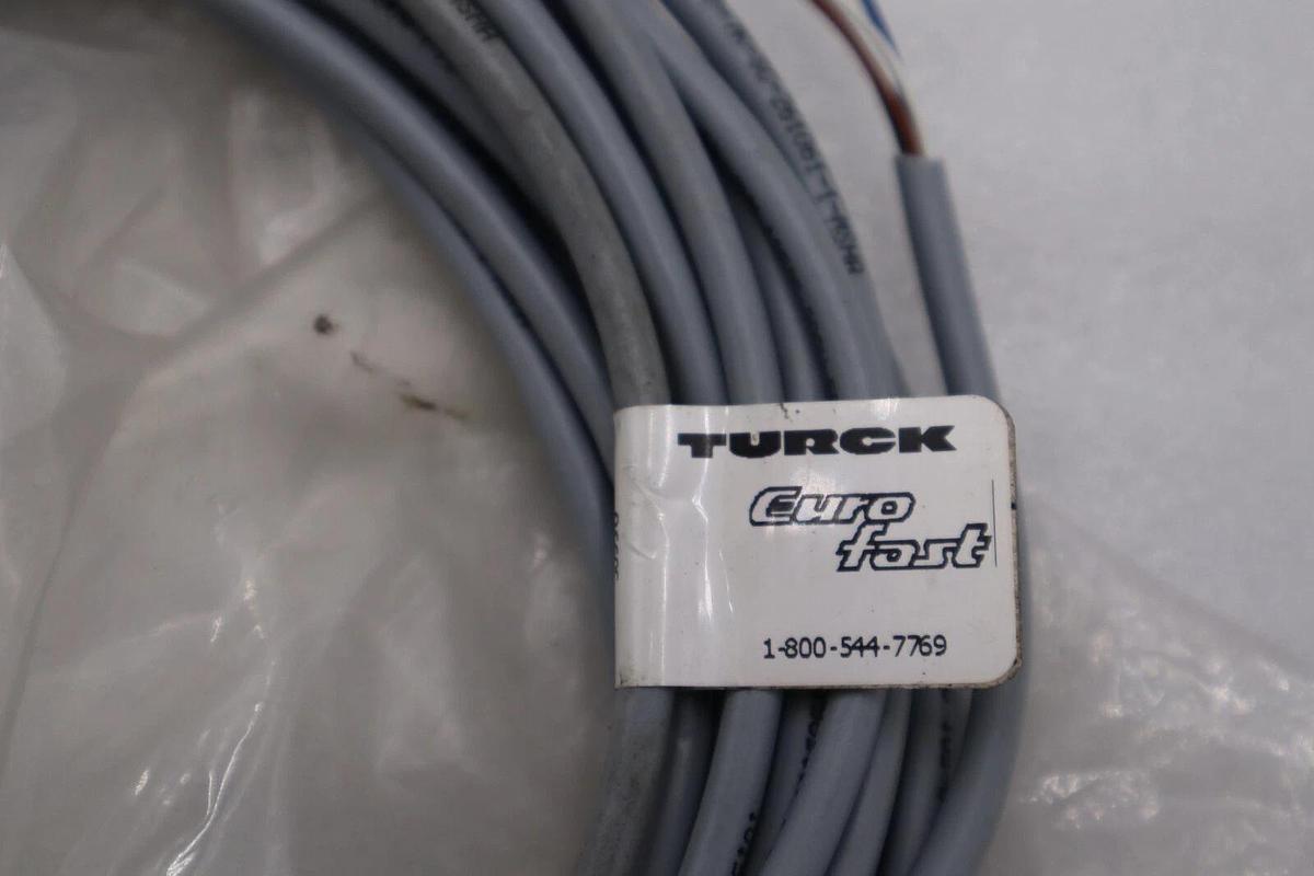 Used Turck RK4.4T-10 Cable Cordset U2173-10 4-Wire 10-Meters STOCK 5327