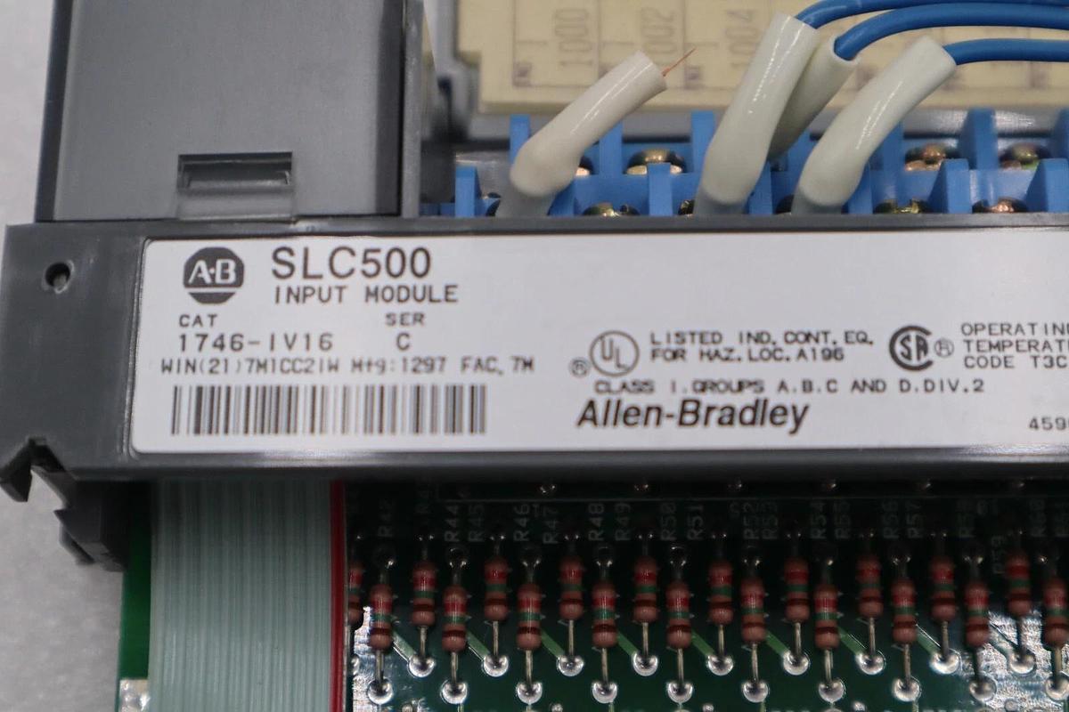 Used Allen Bradley 1746-IV16 SLC 500 SER C Input Module AB STOCK K-85-D