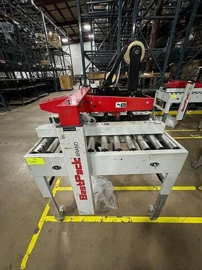 Used BESTPACK MSD22-3 CASE SEALER TAPE CARTON SYSTEM (SEVERAL AVAILABLE)