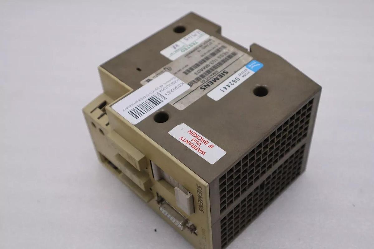 Used Siemens 6ES5 103-8MA03 Simatic S5-100U CPU STOCK L-387-C