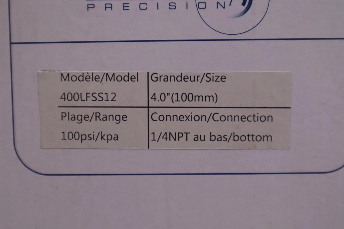 Used PITANCO PRECISION 400LFSS12 TYPE 42MW - STOCK GF1056