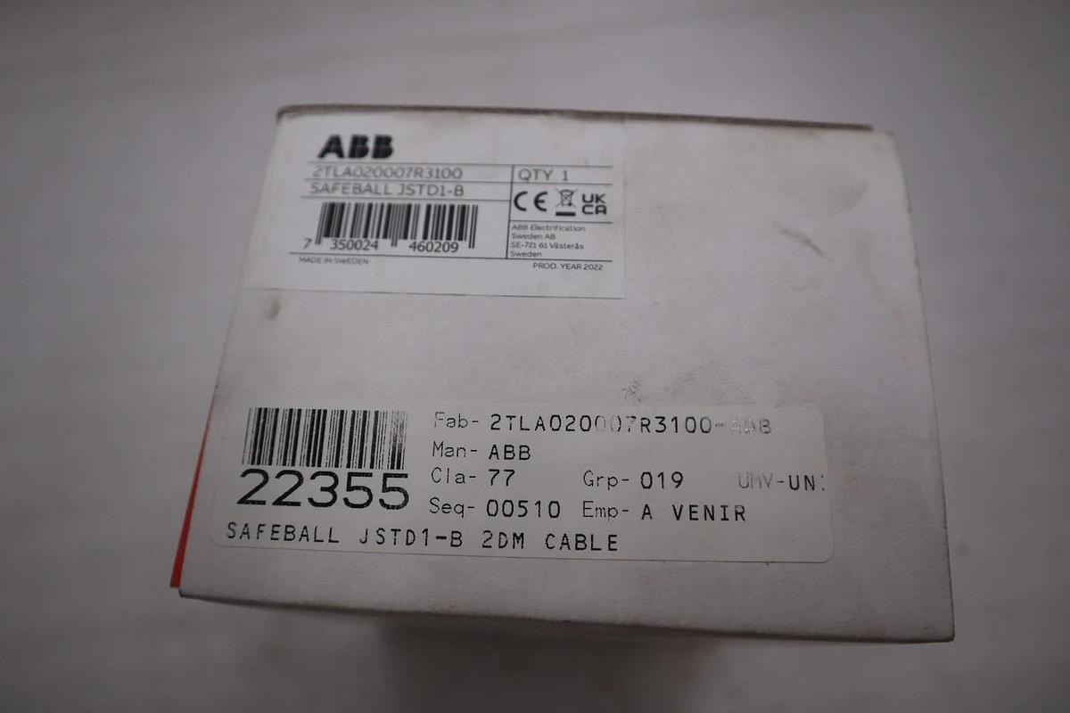 Used New In Box ABB JSTD1-B 2TLA020007R3100 Safeball STOCK K-292A