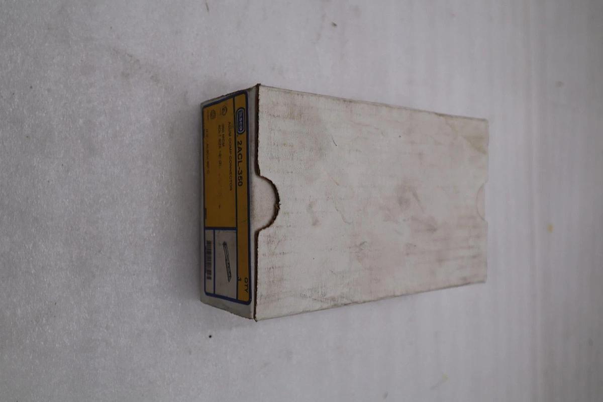 Used BOX OF 3 - Ilsco 2ACL-350 Compression Lug Brown 350 MCM - STOCK 5815A