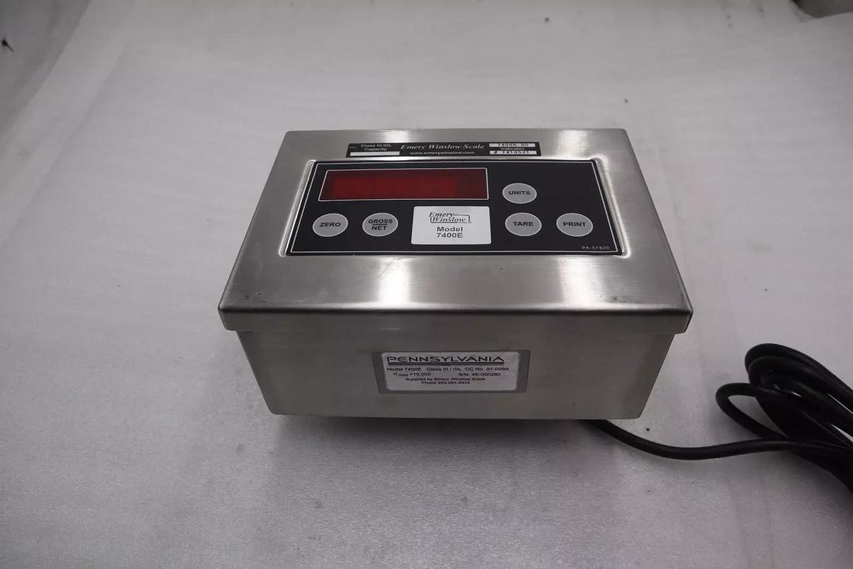 NEW OPEN BOX Emery Winslow Scale 7400E-A0 Digital Indicator STOCK 4602