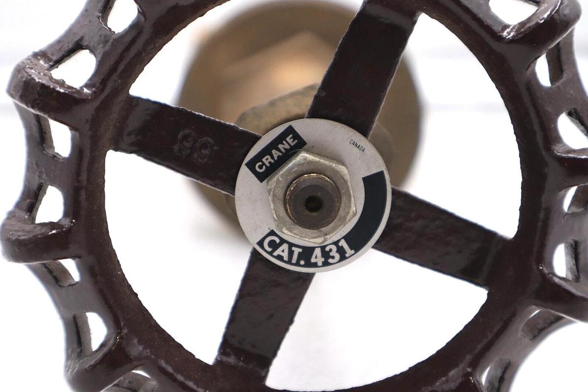 CRANE CAT. 431 BRONZE 2 1/2" RISING STEM VALVE. 150 S, 300 CWP #L-818