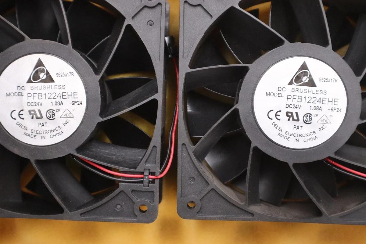 Used DELTA PRODUCTS PFB1224EHE FAN AXIAL 120X38MM 24VDC - STOCK GF261