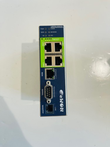Used eWON Global Industrial LAN/Modem Router, 4x 10/100Mb, 3G+, 12-24VDC #K-831