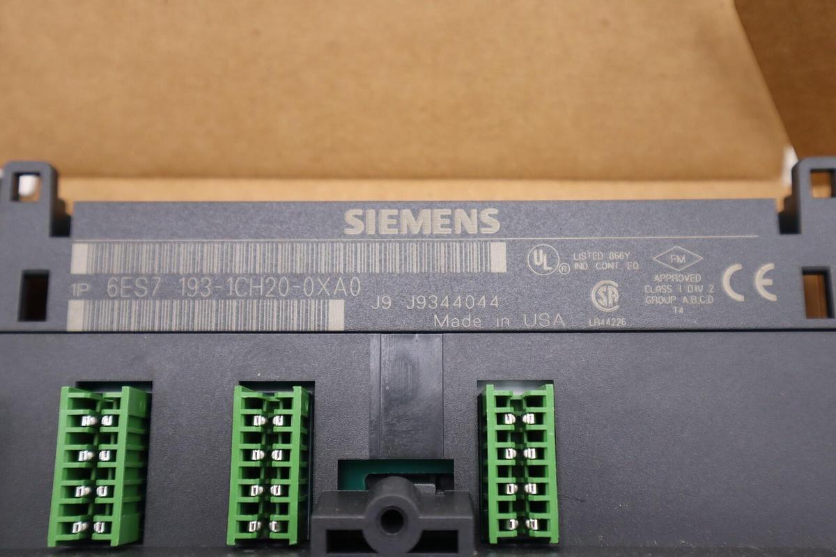 SIEMENS 6ES7 193-1CH20-0XA0 BLOCK TERMINAL MODULE STOCK 2015