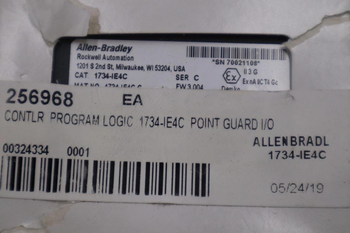 Used NEW Allen Bradley 1734-IE4C /C Input Module STOCK H1199A