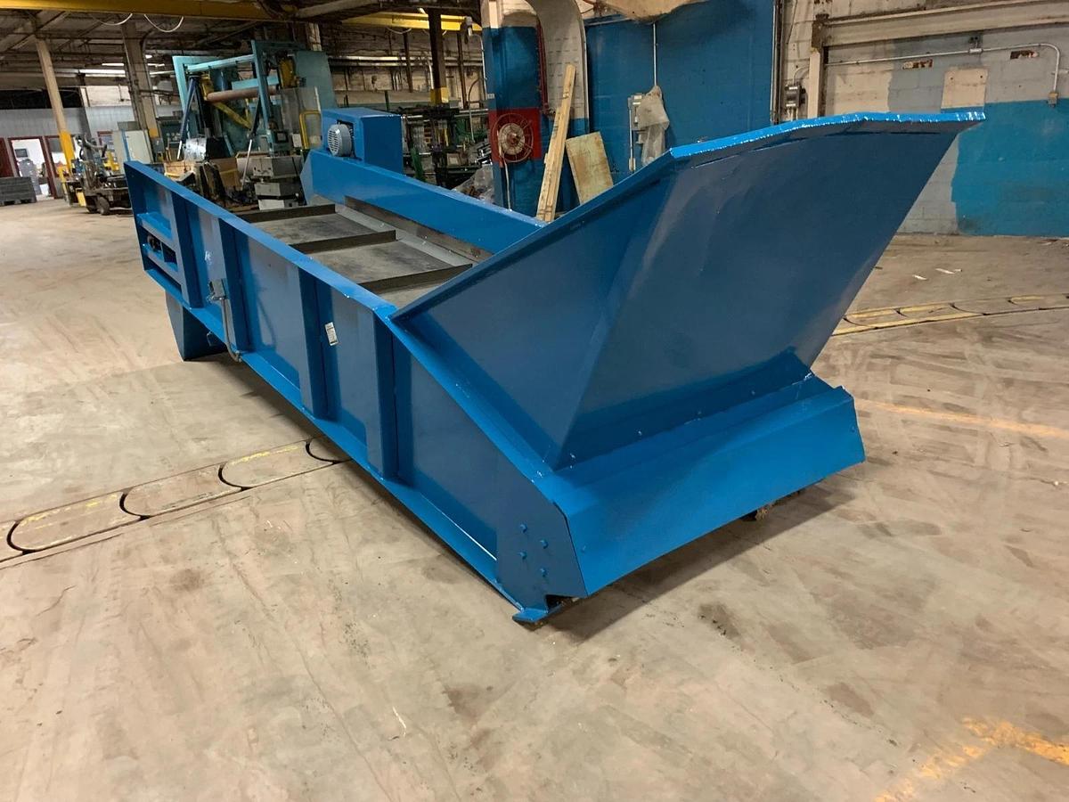 Used EXCEL EX-60 AUTOMATIC MANUAL TIE BALER WITH CONVEYOR VIDEO AVAILABLE
