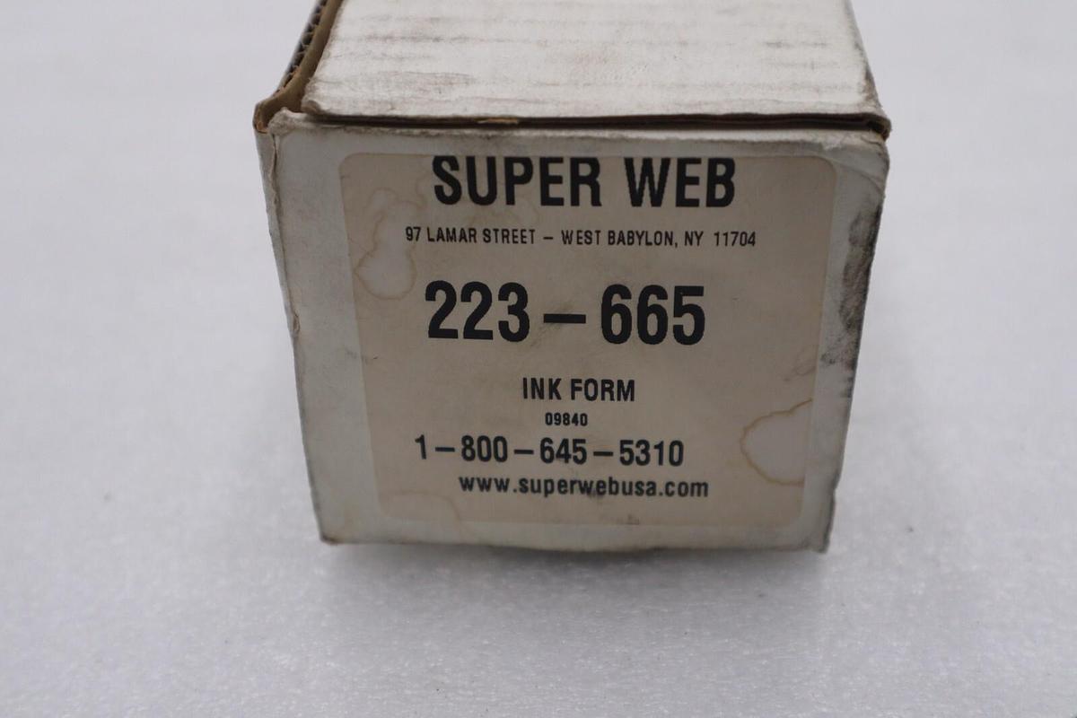 NEW SUPERWEB INK FORM 09840 DISTRIBUTOR ROLLER 223-665 STOCK W-39
