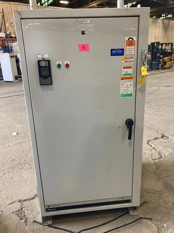 Used ELECTRICAL ENCLOSURE WITH 20BD156A0AYNANC0 Allen Bradley 125HP Powerflex 700