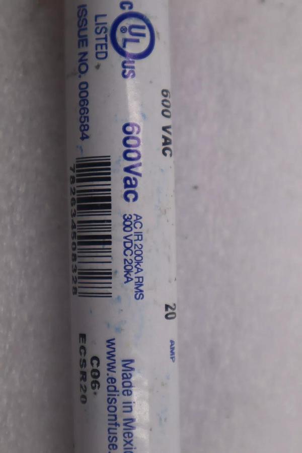 Edison Fuse ECSR20 NEW OPEN BOX STOCK B-1388