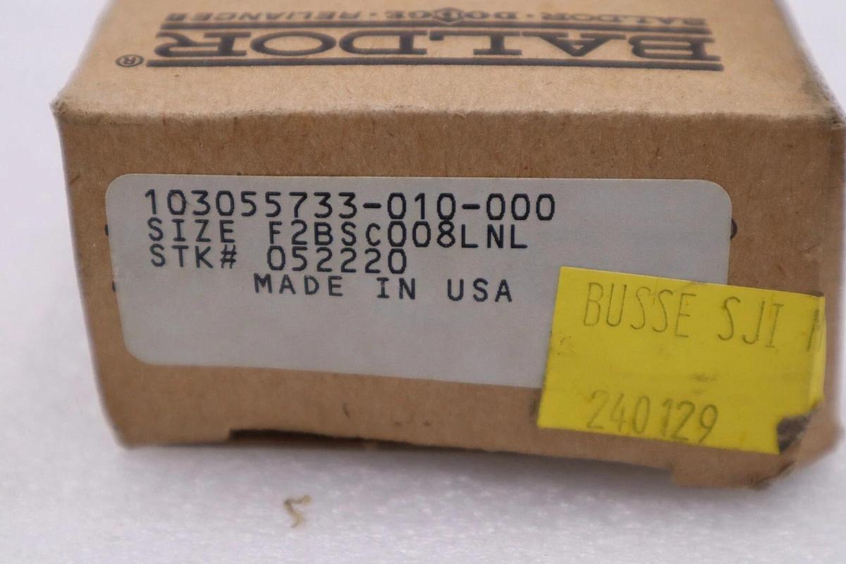 Used NEW Dodge F2B-SC-008L-NL 2-Bolt Flange Mount Bearing 052220 1/2" ID #H509A