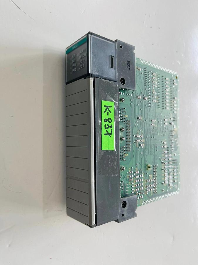 Used ALLEN BRADLEY 1746-BAS SLC 500 BASIC FRN 5 SER C I/O MODULE #K-837