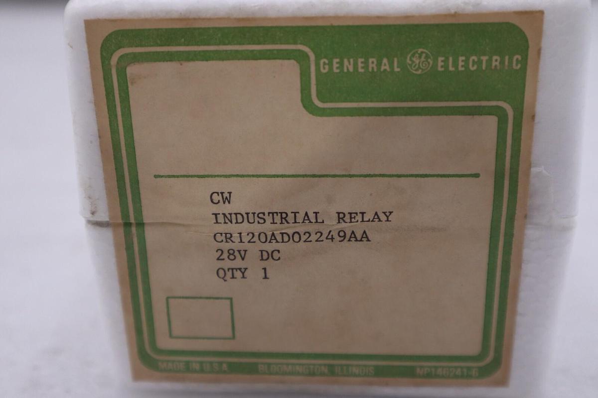 NEW GENERAL ELECTRIC CR120AD02249AA RELAY STOCK G336A