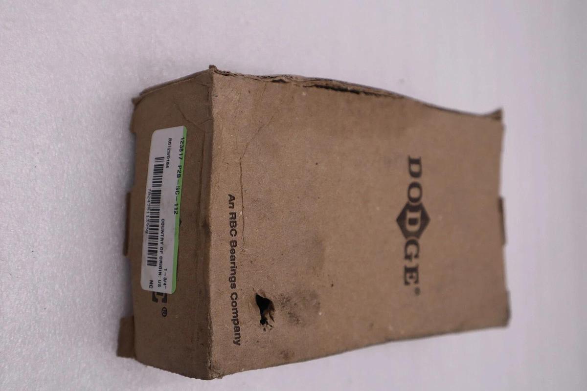 Used NEW Dodge 123817 P2B-SC-112 2-Bolt Pillow Block Mounted Ball Bearing STK H139A