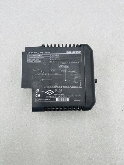 Used EMERSON DELTAV KJ3001X1-BB1 DI 8 CH 24VDC DRY CONTACT #K-2614