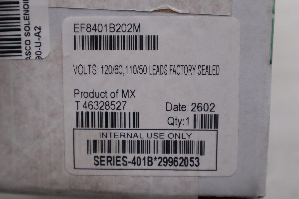 ASCO EF8401B202M / EF8401B202M (NEW IN BOX) STOCK 1385D