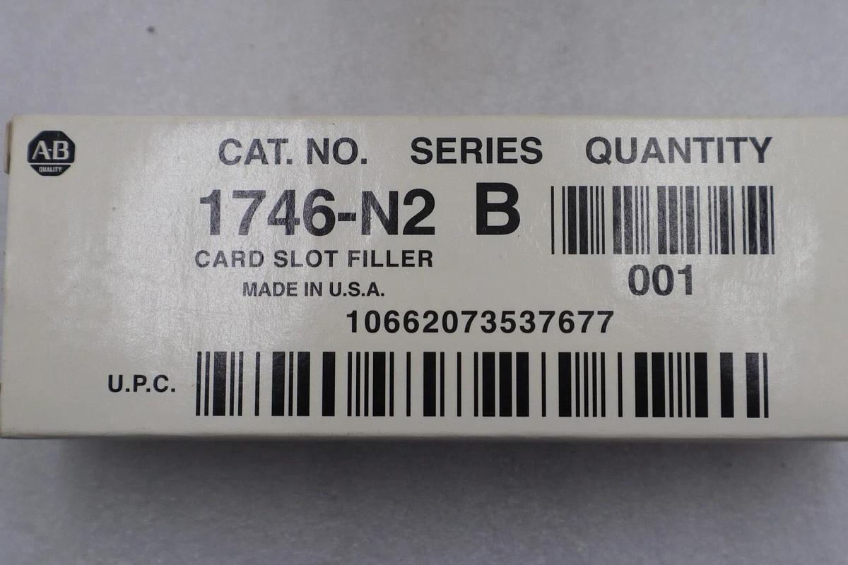 NEW IN BOX ALLEN BRADLEY 1746-N2 SER B MODULE SLOT FILLER (LOT OF 11) STK K-064A