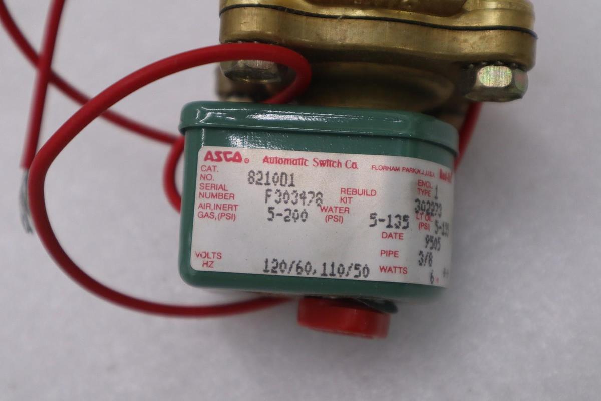 Used ASCO 8210D1 VALVE STOCK #G-131B