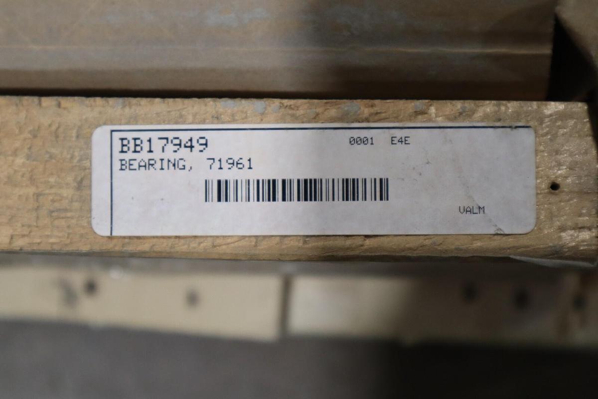 VALMET BEARING 71961 TWO AVAILABLE NEW UNIT STOCK S-491