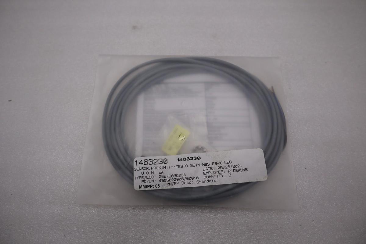 NEW Festo SIEN-M8B-PS-K-L Proximity Sensor Switch STOCK H958A