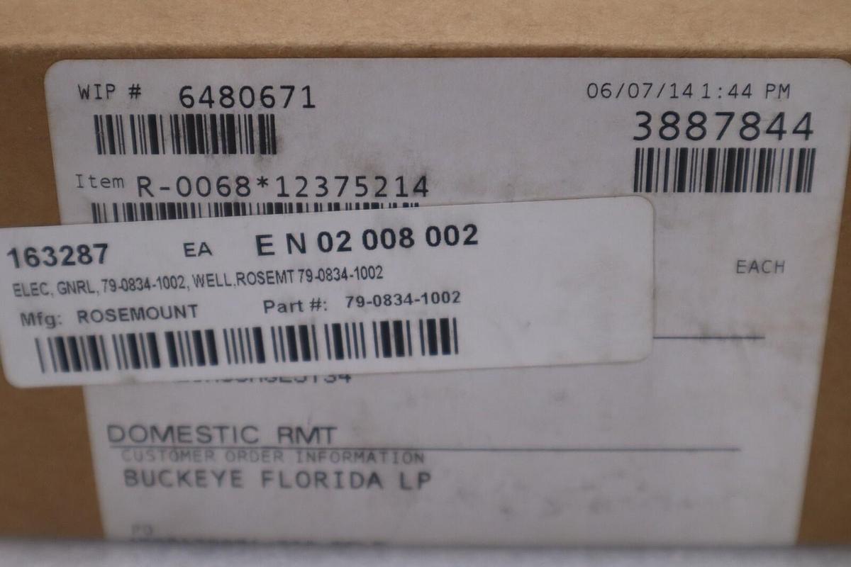 NEW Rosemount 0068N21N00A025T34 Temperature Sensor Hazardous Location STCK G309A