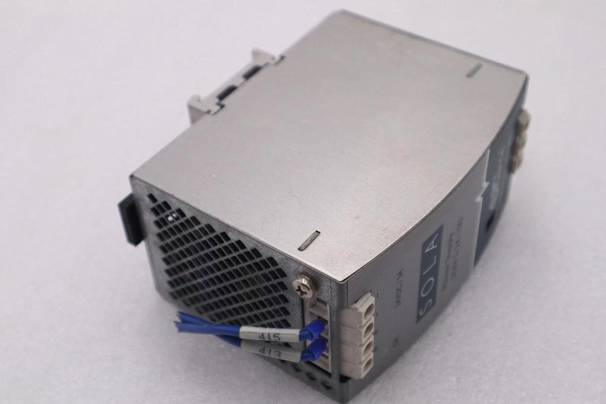 Used SOLA SDN 5-24-100 POWER SUPPLY 230VAC STOCK #L-208A