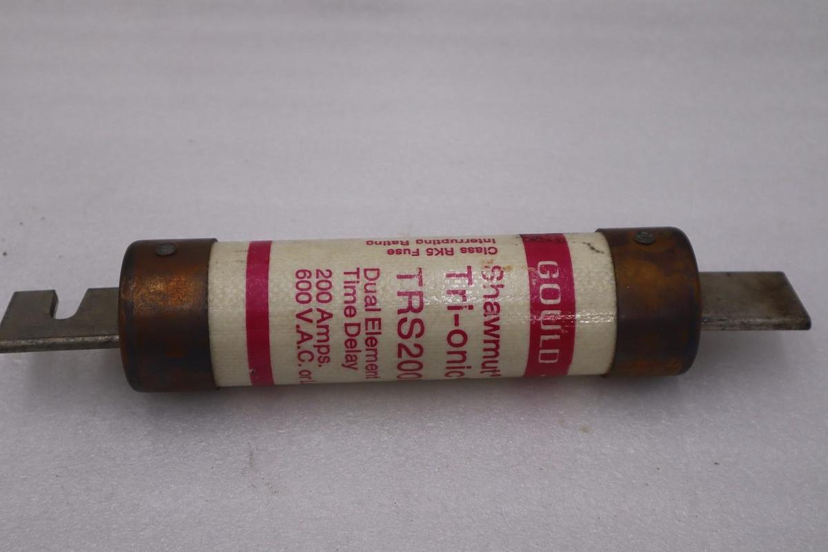 Used LOT OF 3 - Mersen Ferraz Shawmut TRS200R Class RK5 Fuse - STOCK H-1690A