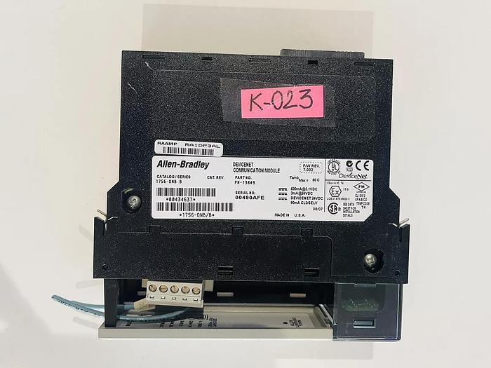 Used AB 1756-DNB B Module Communication Module Interface Module #K-023
