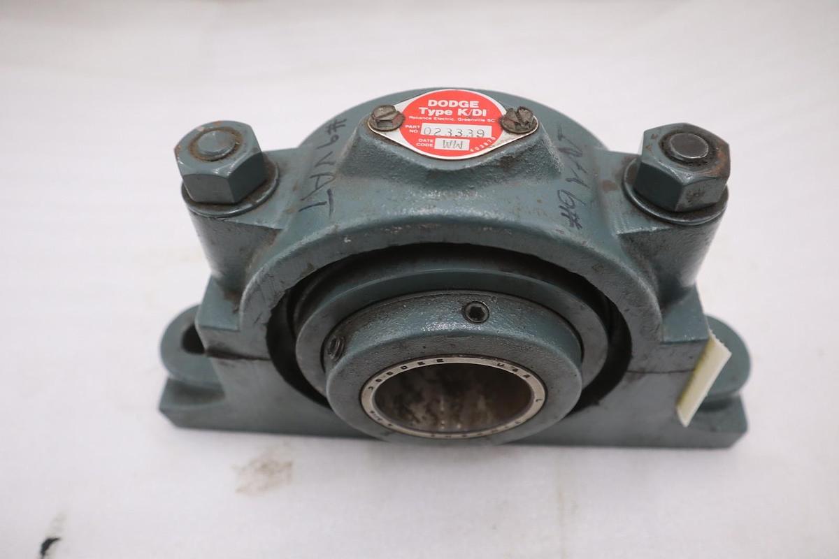 Used Dodge 023339 P2B-DI-203R Double Interlock Pillow Block Bearing Unit STOCK CC-60