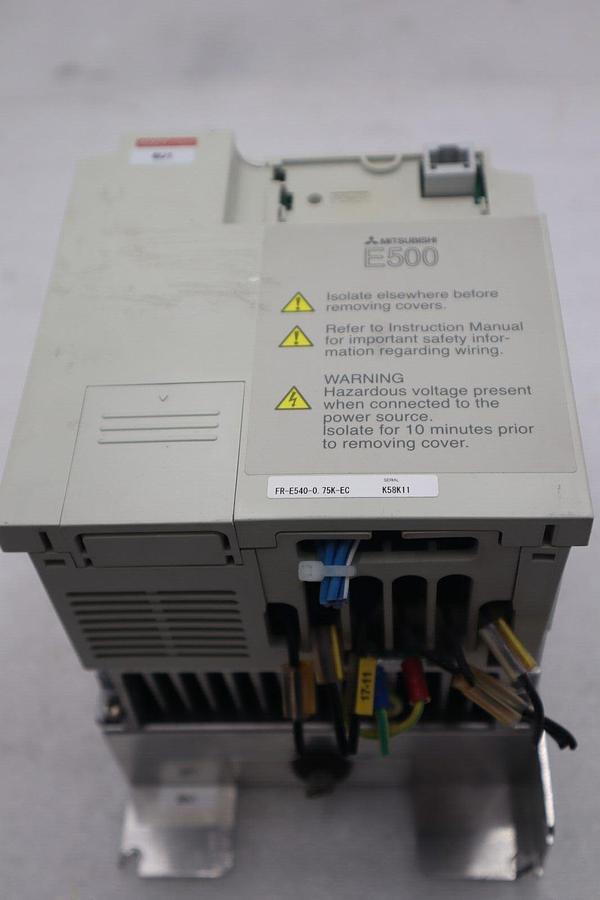 Used MITSUBISHI E500 FR-E540-0. 75K-EC .75kW INVERTER STOCK 5034