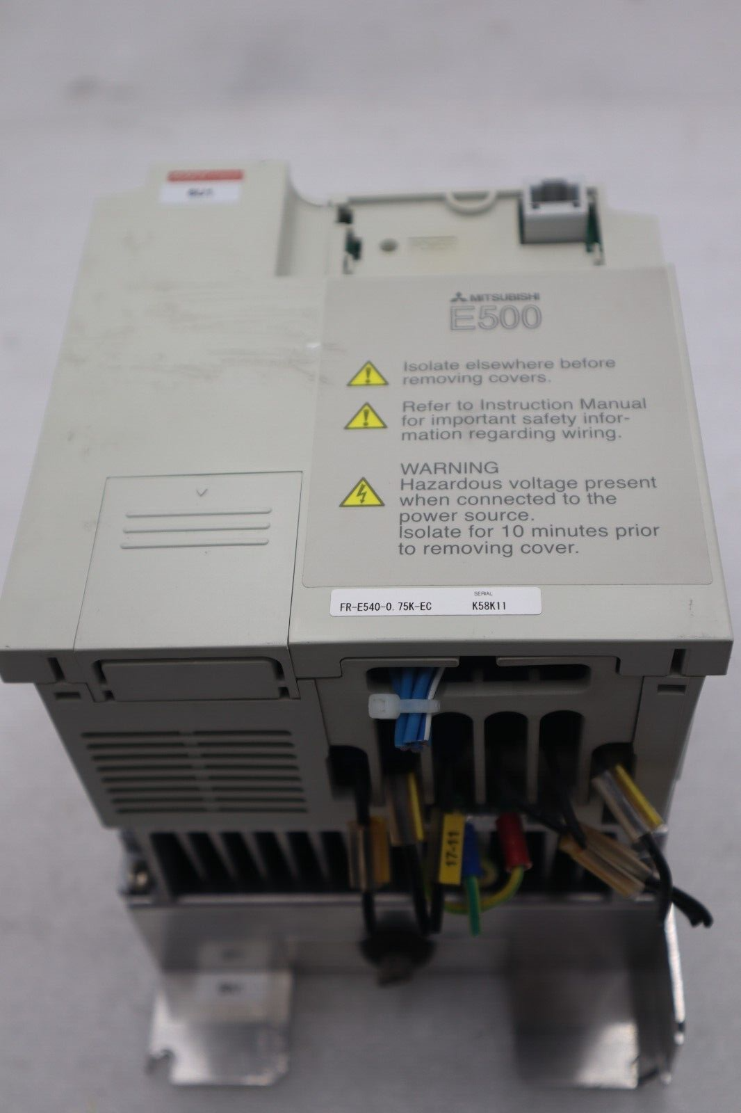 Used MITSUBISHI E500 FR-E540-0. 75K-EC .75kW INVERTER STOCK 5034